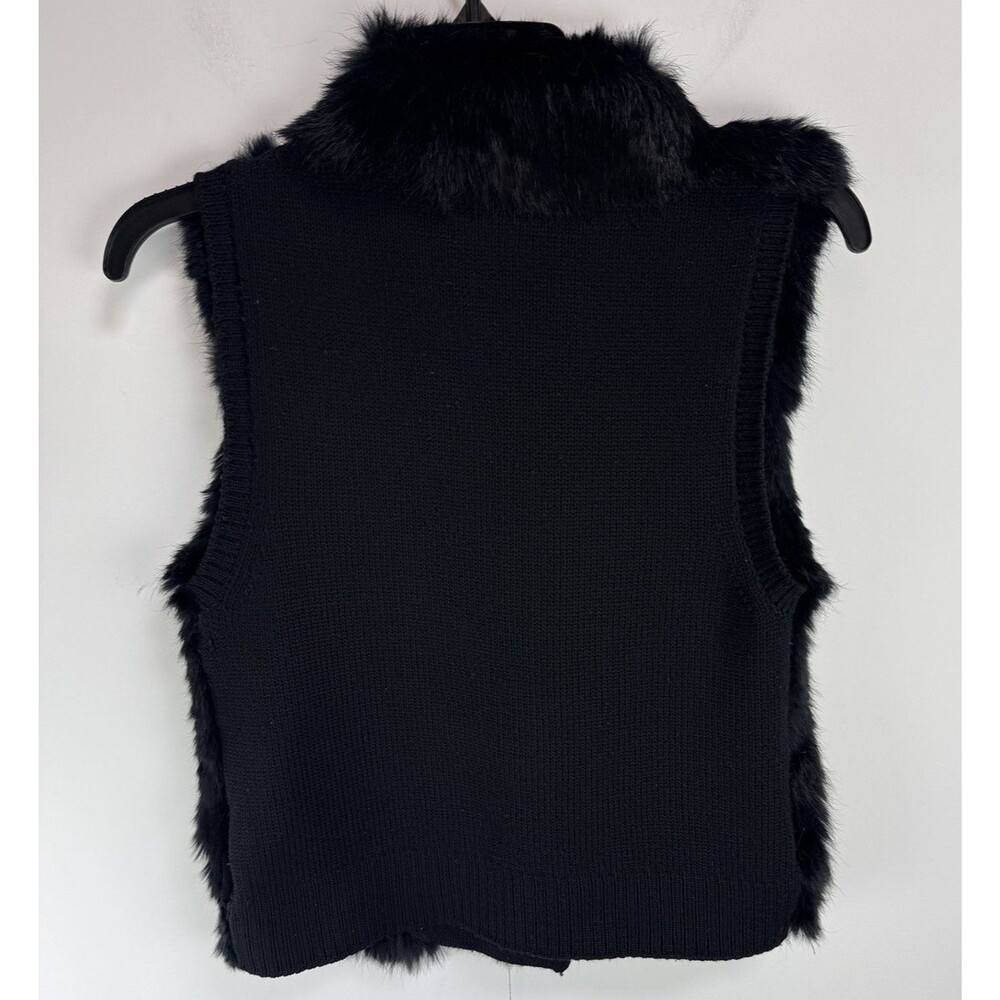 Haute Hippie Haute Hoodie Rabbit Fur Vest Size: Medium NWT $595 - Picture 3 of 8